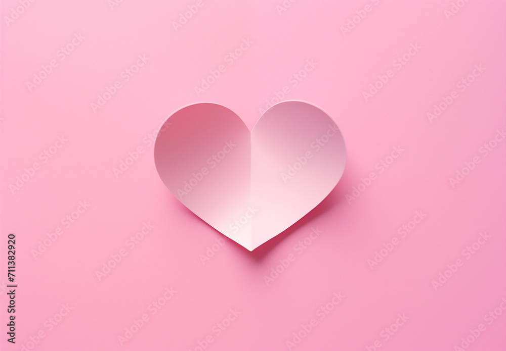 Corazón rosa