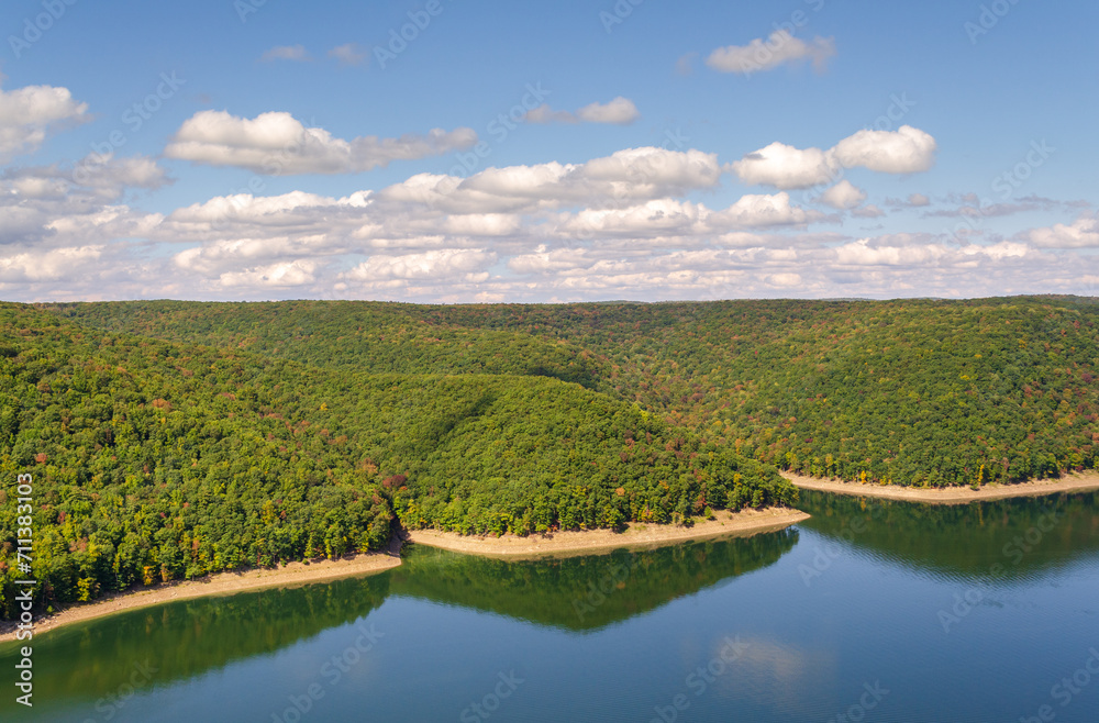 Fototapeta premium Allegheny National Forest Overlook of the Allegheny River in Pennsylvania