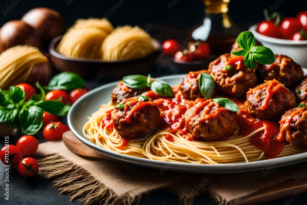 spaghetti with meatballs spaghetti with meatballs