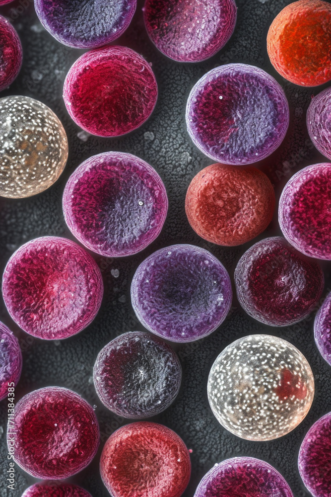 Plasmodium falciparum, the malaria parasite, in a blood smear under a microscope. Plasmodium falciparum, the malaria parasite, in a blood smear under a microscope.