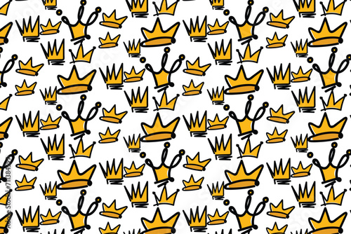 seamless background crown