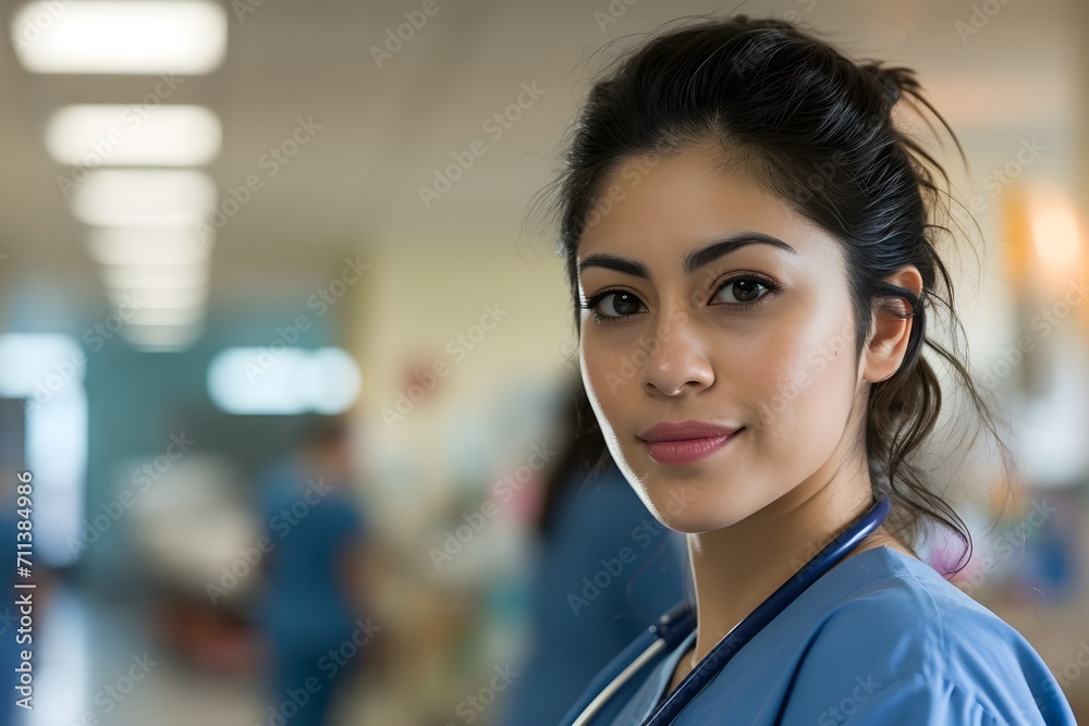 Confident Healthcare Professional in a Hospital Setting Confident Healthcare Professional in a Hospital Setting