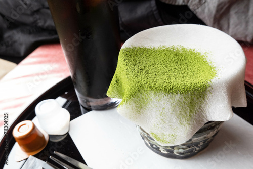 和スウィーツ「抹茶シフォンケーキ」