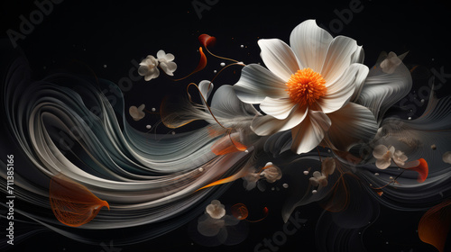 background with flowers