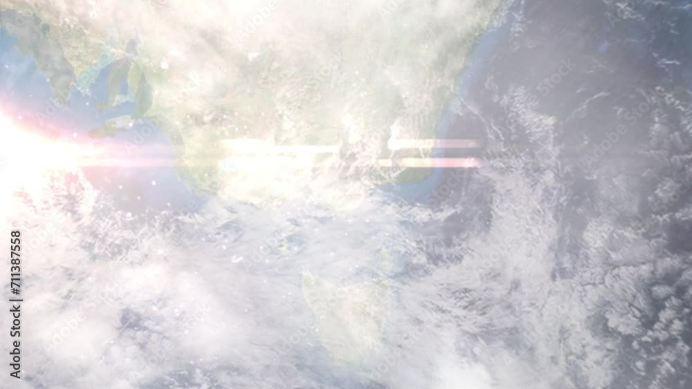 Zoom in from space and focus on Traralgon, Australia. 3D Animation. Background for travel intro. Elements of this image furnished by NASA. Zoom in from space and focus on Traralgon, Australia. 3D Animation. Background for travel intro. Elements of this image furnished by NASA.