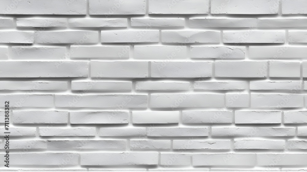 Fototapeta premium white brick background generated Ai