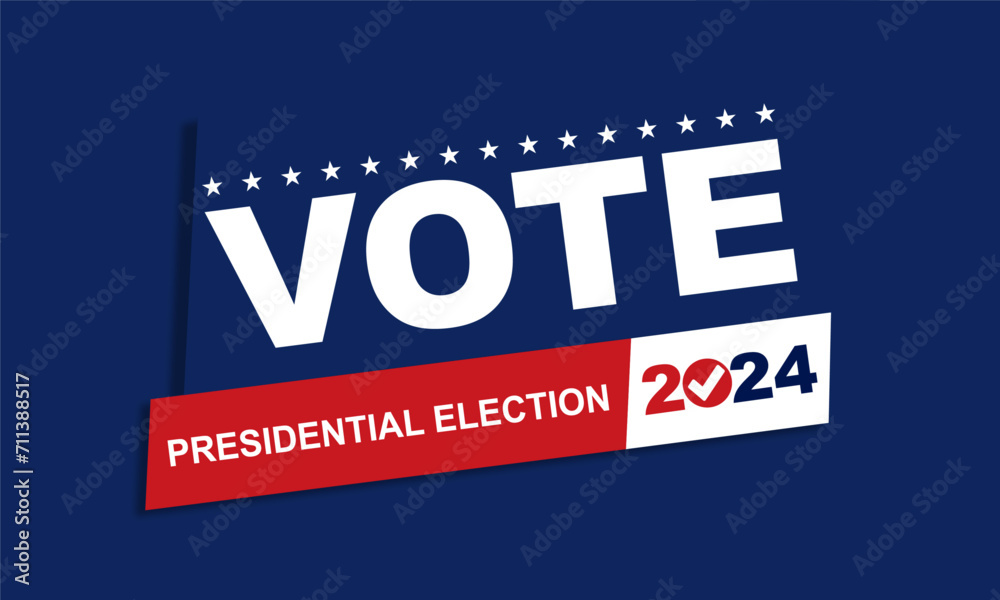 Fototapeta premium Vote 2024 USA Presidential Election