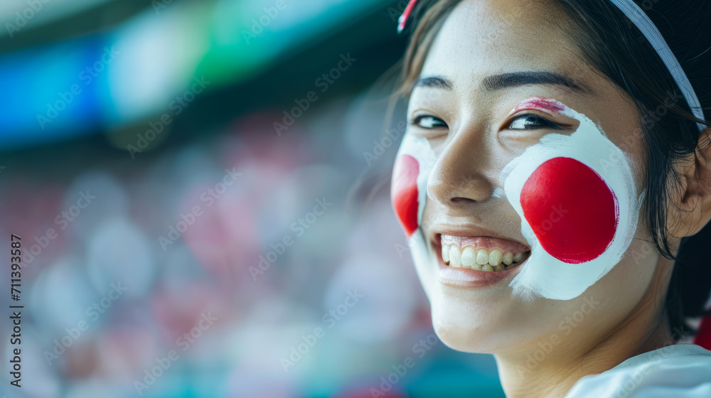Écharpe Supporter Japon - Woman Football - Serviette D'Encouragement JFA (Neuve)
