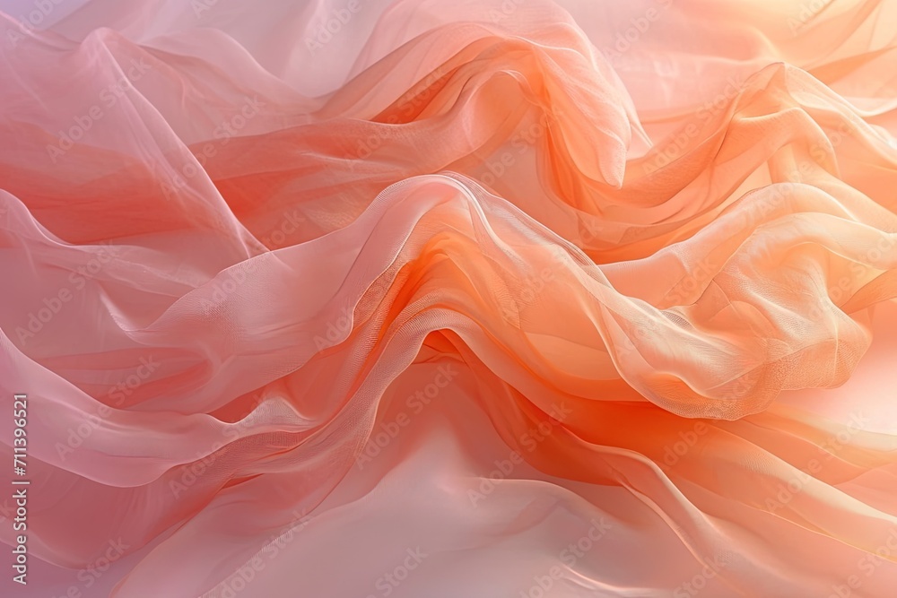 Minimalist luxury abstract peach fuzz colorful pantone gradients. Great as a mobile wallpaper, background.