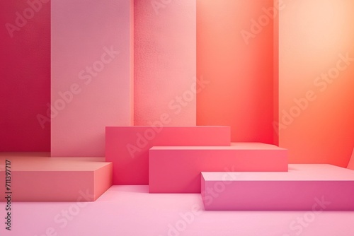 Minimalist luxury abstract peach fuzz colorful pantone gradients. Great as a mobile wallpaper  background.