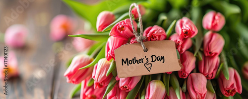 A bouquet of tulips flowers...