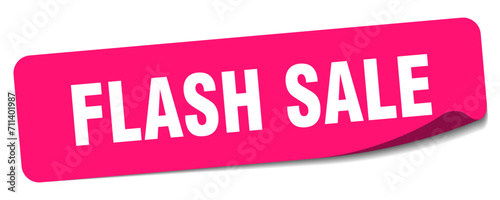 flash sale sticker. flash sale label