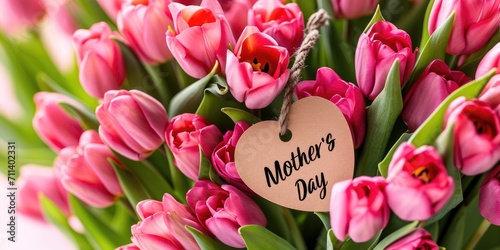A bouquet of tulips flowers...