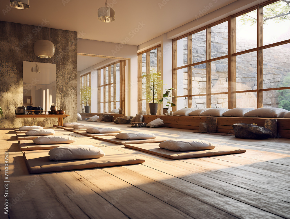 Fototapeta premium interior of a relaxing room