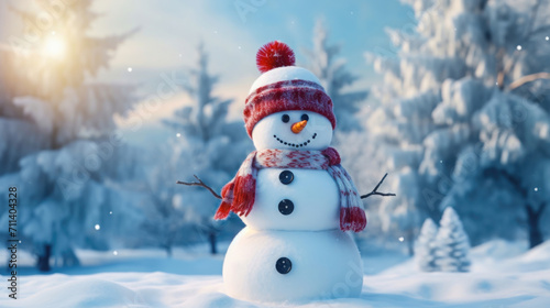 Winter Playfulness: Snowman, Accessories, Frosty Fun © Graphics.Parasite