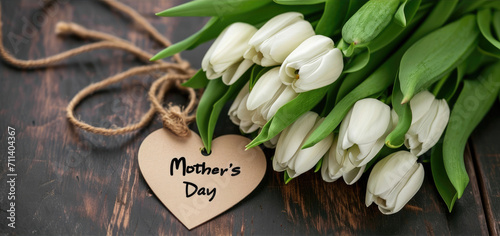 A bouquet of tulips flowers...