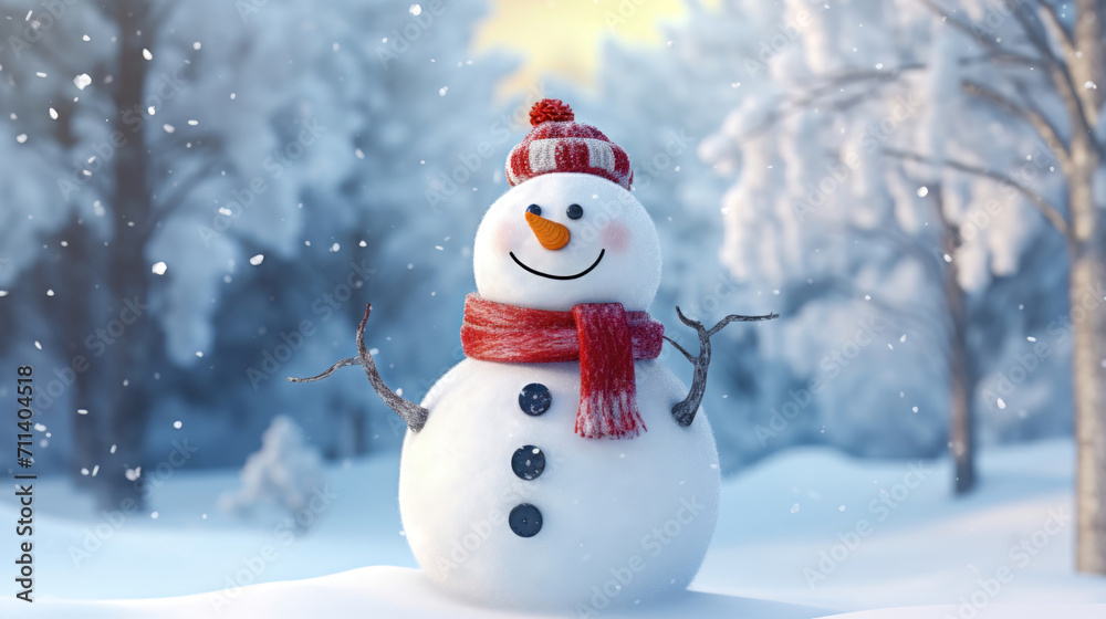 Frosty Imagination: Snowman, Winter Accessories, and Fun