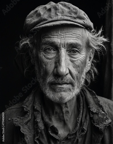 portrait of old person