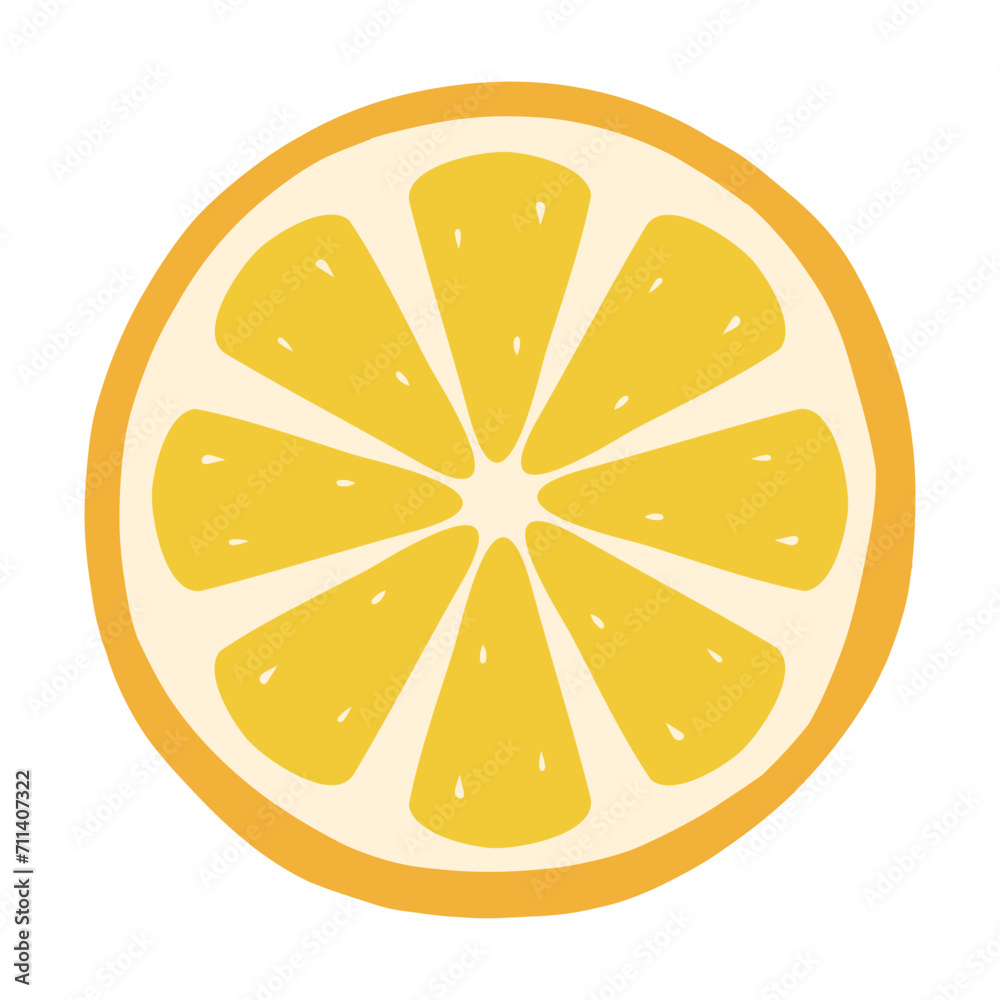 slice of orange illustration slice of orange illustration