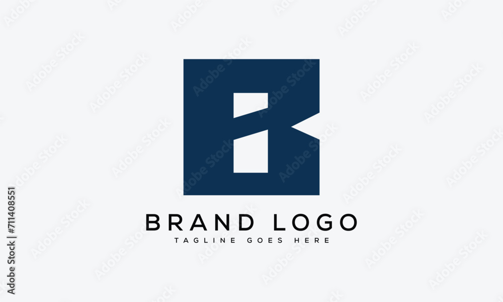 letter BI logo design vector template design for brand.