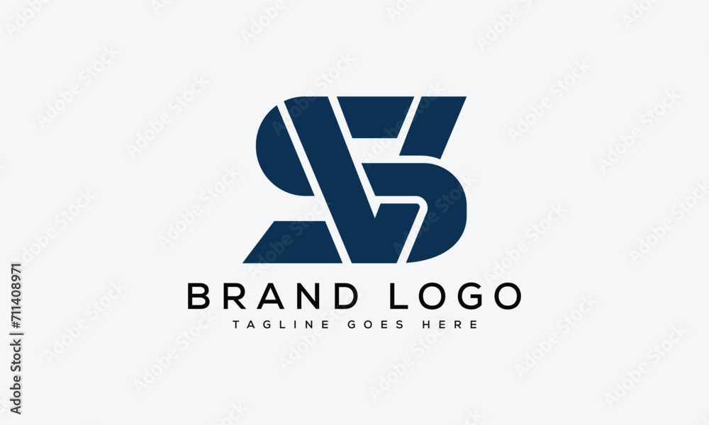 letter SV logo design vector template design for brand. letter SV logo design vector template design for brand.