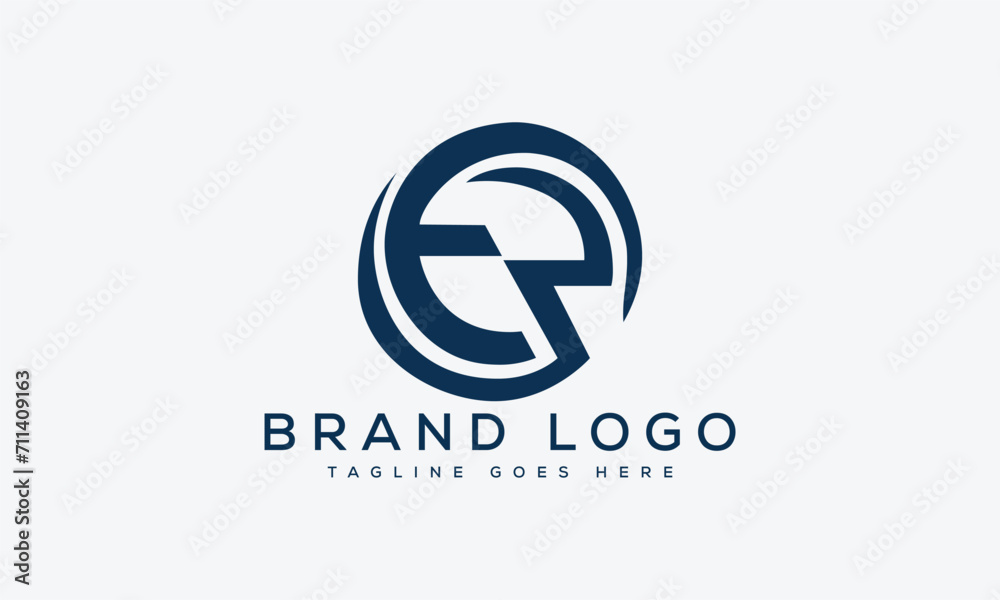 letter ER logo design vector template design for brand.