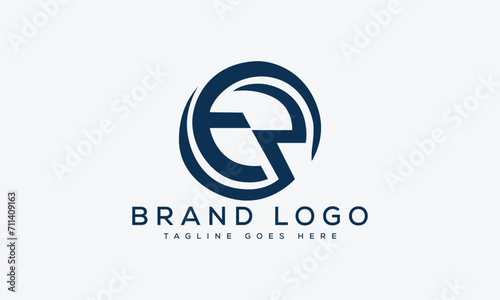 letter ER logo design vector template design for brand.