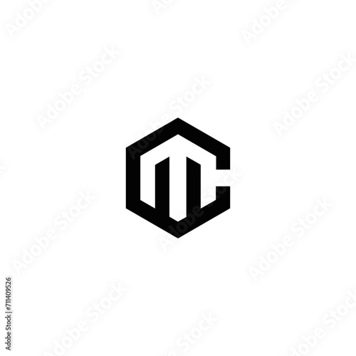 MC logo. M C design. White MC letter. MC, M C letter logo design. Initial letter MC linked circle uppercase monogram logo. M C letter logo vector design. MC letter logo design five style.	
