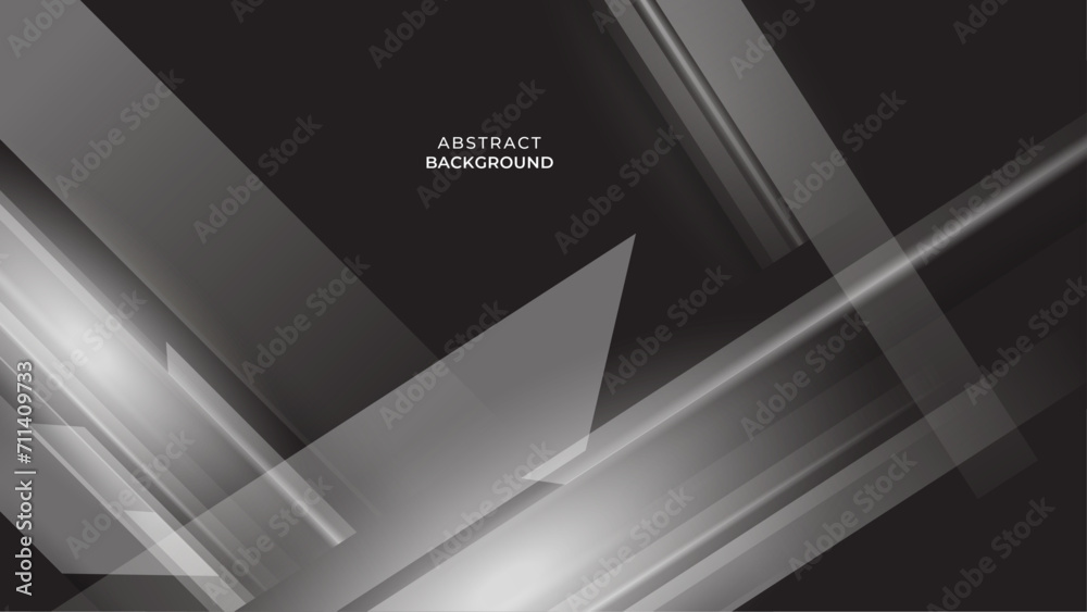 Modern grey abstract background creative design. Trendy simple banner template graphic concept. Vector illustration.
