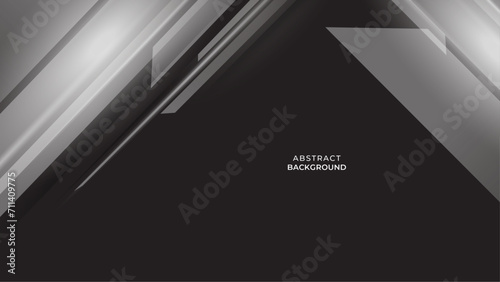 Modern grey abstract background creative design. Trendy simple banner template graphic concept. Vector illustration.