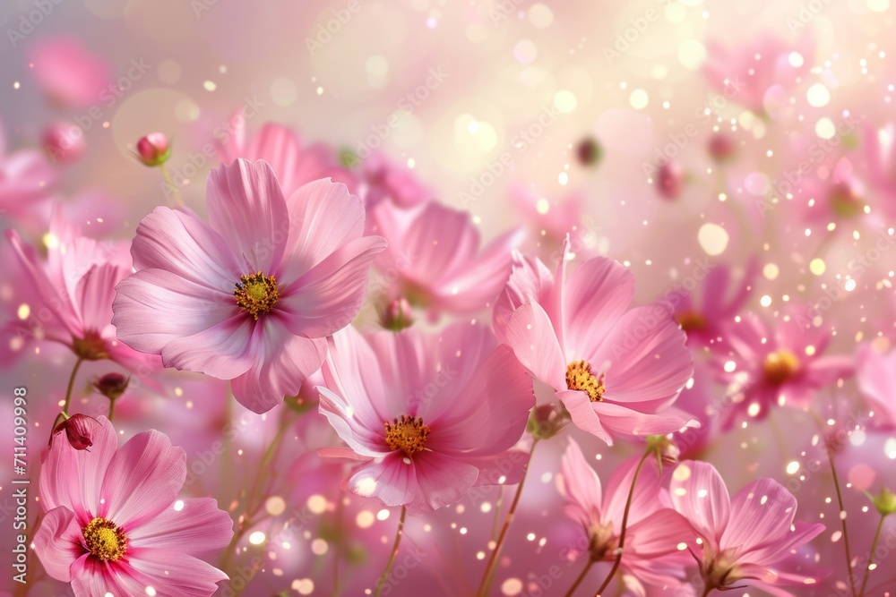 Gently pink flowers of anemones outdoors in summer spring close-up on turquoise background with soft selective focus Gently pink flowers of anemones outdoors in summer spring close-up on turquoise background with soft selective focus