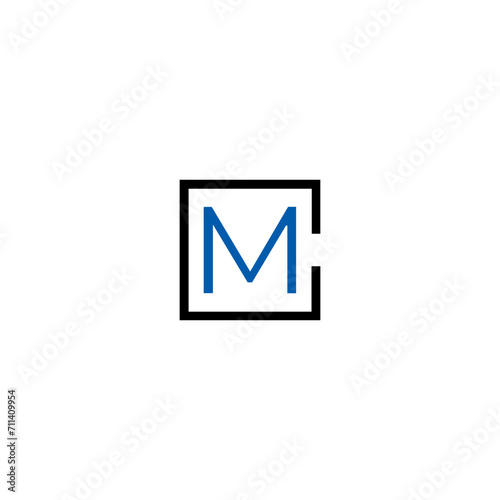 MC logo. M C design. White MC letter. MC, M C letter logo design. Initial letter MC linked circle uppercase monogram logo. M C letter logo vector design. MC letter logo design five style.	
