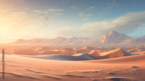Planet arab wilderness heat land desert africa panorama sunrise horizon african horizontal,, Horizontal African Desert Panorama"