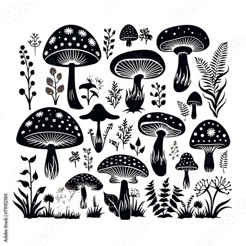 mushroom svg, mushroom png, mushroom illustration, mushroom vector, mushroom, mushroom clipart, jungle svg, forest, t shirt ,mushroom, fungus, nature, vector, food, illustration, autumn, isolated, for