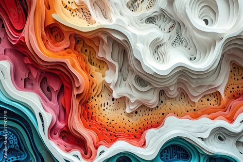 Vibrant Paper Abstraction