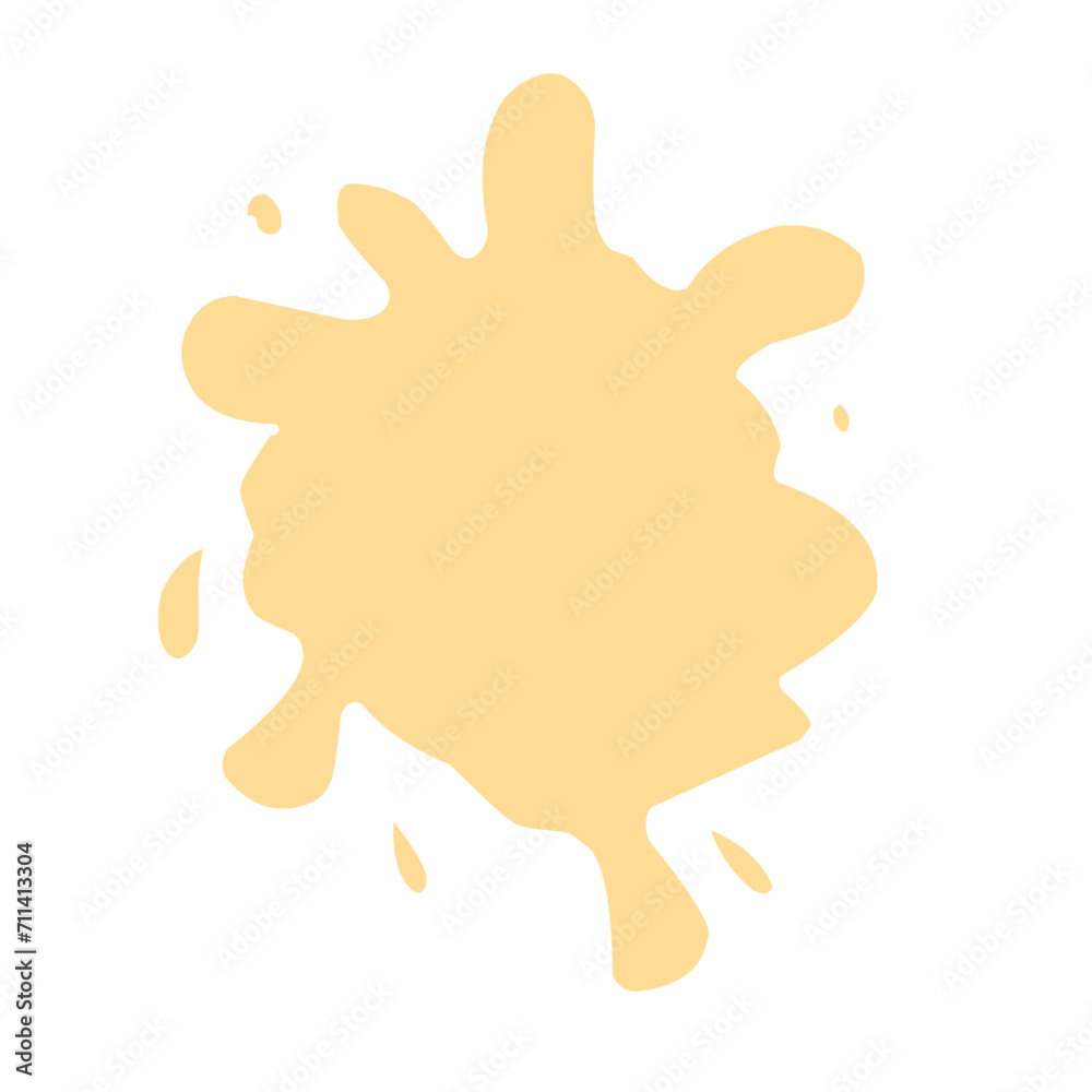 Colorful grunge blots, splats. Paint splash. Vector illustration.