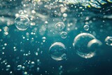 Whimsical Underwater Bubbles
