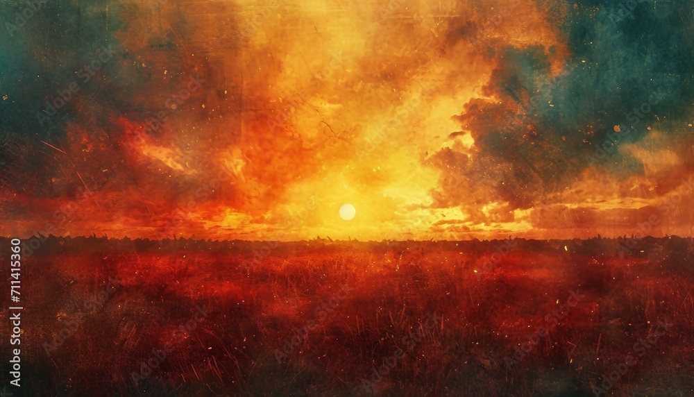 Capture the warm and textured hues of a sunset, creating a visually striking background reminiscent of evening skies Capture the warm and textured hues of a sunset, creating a visually striking background reminiscent of evening skies