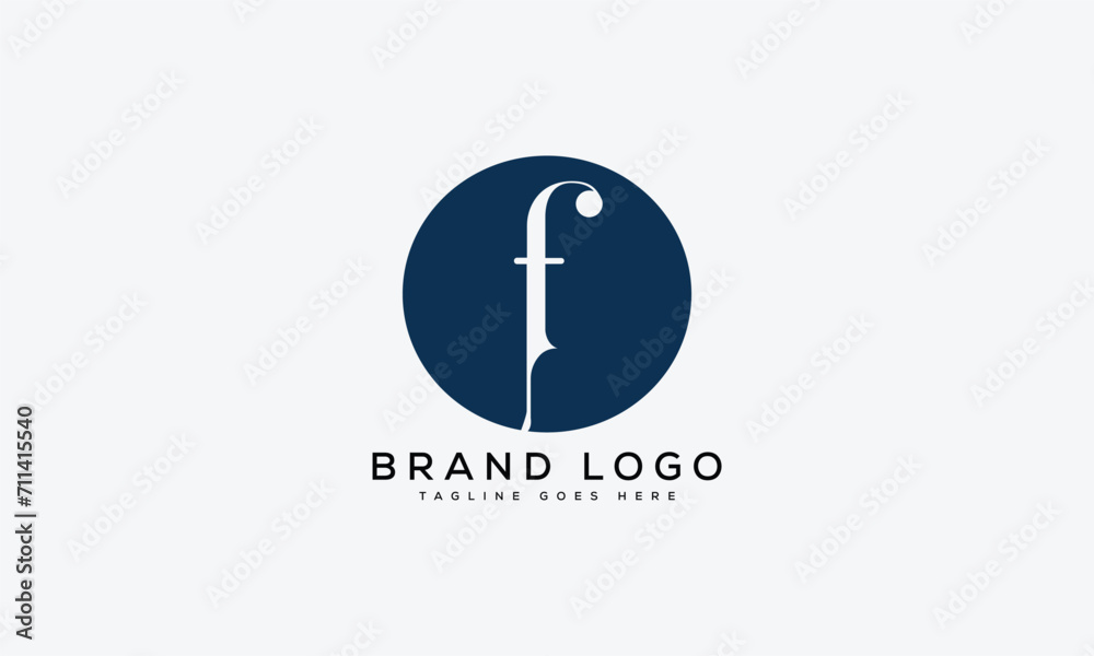letter F logo design vector template design for brand. letter F logo design vector template design for brand.