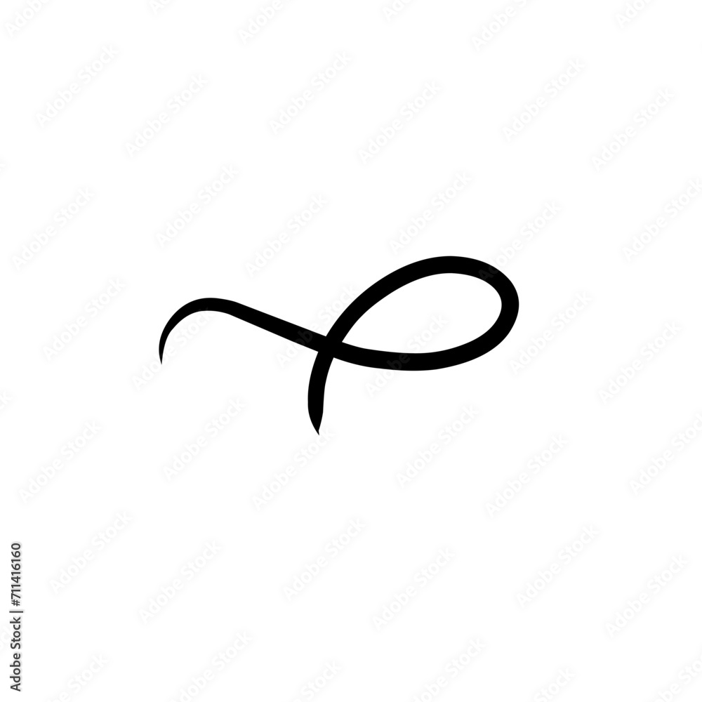 Calligraphic swirl flourish collection Calligraphic swirl flourish collection