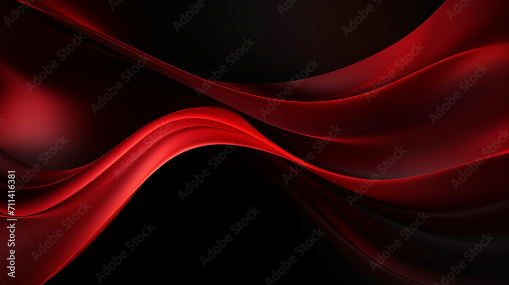 Néon effet flou, vague en mouvement, rouge sur fond noir. Pour conception et création graphique, bannière. Néon effet flou, vague en mouvement, rouge sur fond noir. Pour conception et création graphique, bannière.