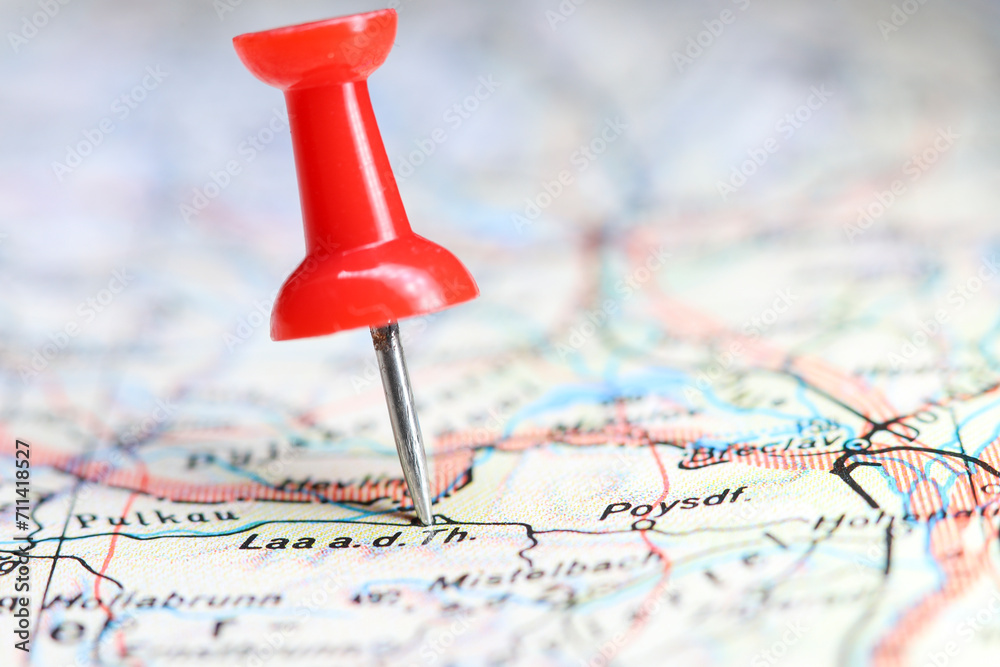 Laa, Austria pin on map Laa, Austria pin on map