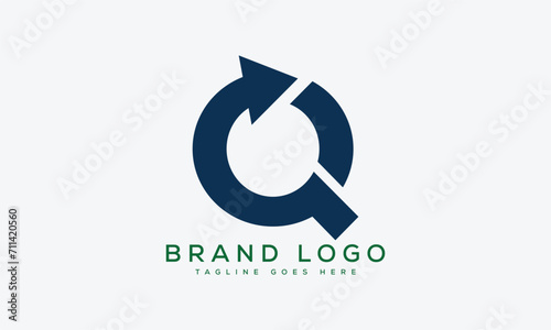 letter Q logo design vector template design for brand.