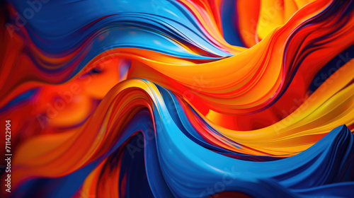 Colorful Abstracts: Unique Compositions and Vivid Choices