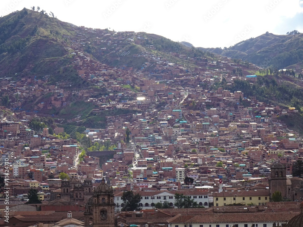 [Peru] Beautiful cityscape and mountain scenery (Cusco)