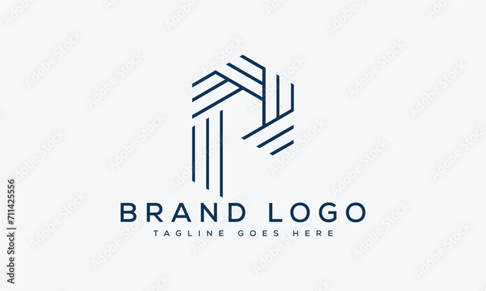 letter P logo design vector template design for brand. letter P logo design vector template design for brand.