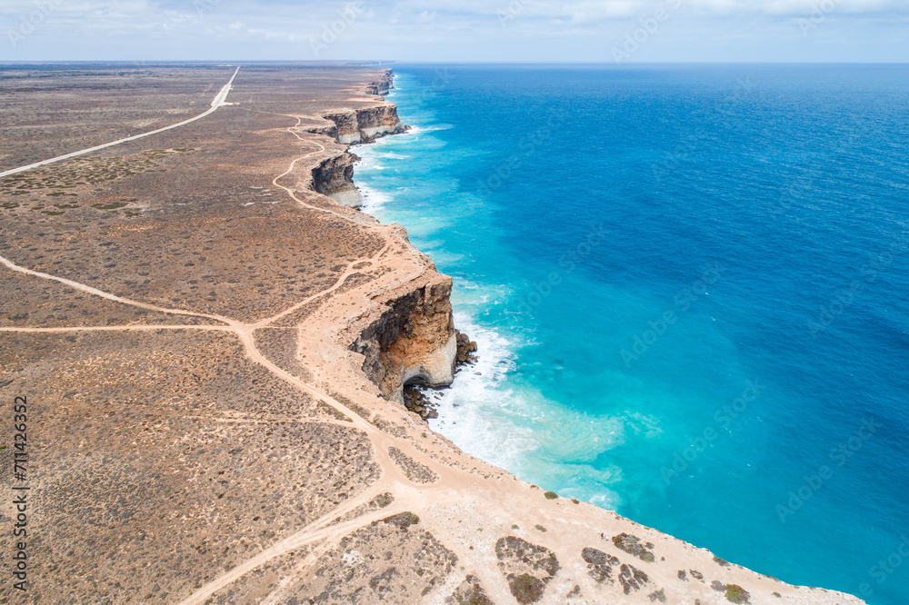 Bunda Cliffs along the Great Australian Bight. Bunda Cliffs along the Great Australian Bight.