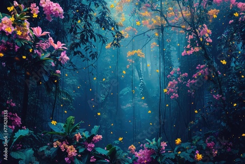 Radiant Rainforest Canopy © Louis Deconinck