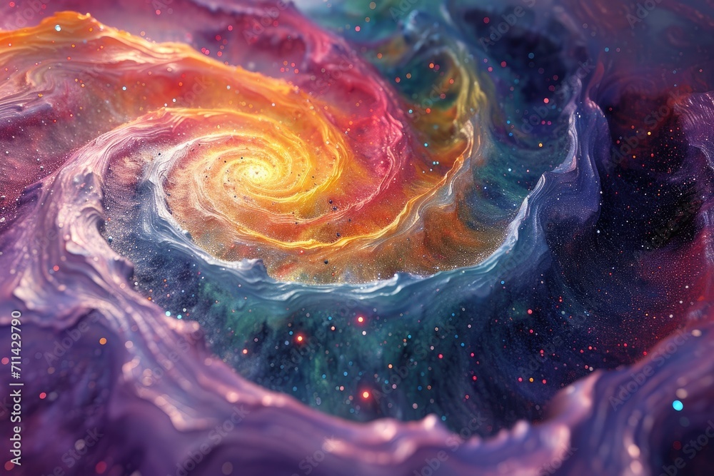 Intergalactic Psychedelic Liquid Swirls Intergalactic Psychedelic Liquid Swirls