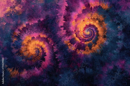 Vibrant Psychedelic Tie-Dye